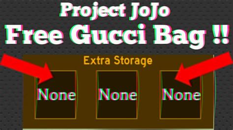 {Project Jojo} How To Get Free Gucci Bag ! 